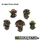 Kromlech Orc Cyber Pirates Heads