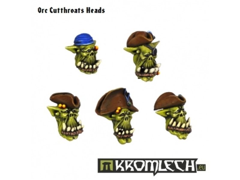 Kromlech Orc Cutthroats Heads
