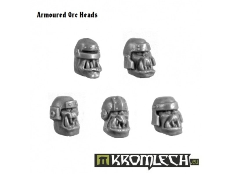 Kromlech Orc Armoured Heads