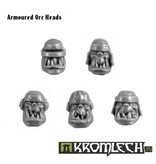 Kromlech Orc Armoured Heads