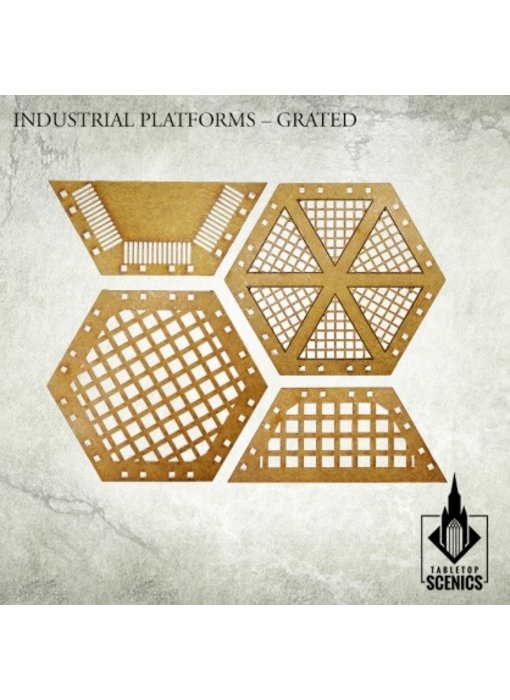 Industrial Platforms Grated Scenery HDF
