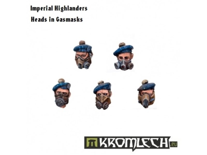 Kromlech Highlander Heads in Gasmasks