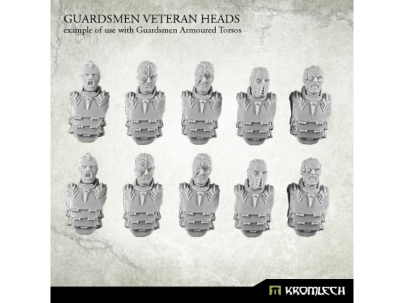 Kromlech Guardsmen Veteran Heads