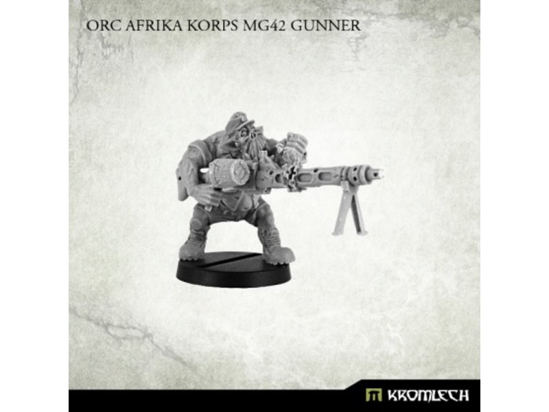 Kromlech Orc Afrika Korps MG42 Gunner