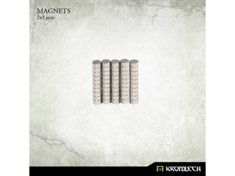Kromlech Neodymium Disc Magnets 2mm X 1mm (50 units)