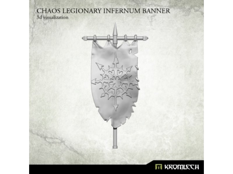 Kromlech Chaos Legionary Infernum Banner (KRCB183)