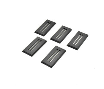 25mm X 50mm Rectangular Slotta Bases (5)