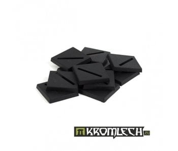 25mm Square Slotta Bases (10)