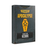 Games Workshop Apocalypse Necrons Datasheet Cards