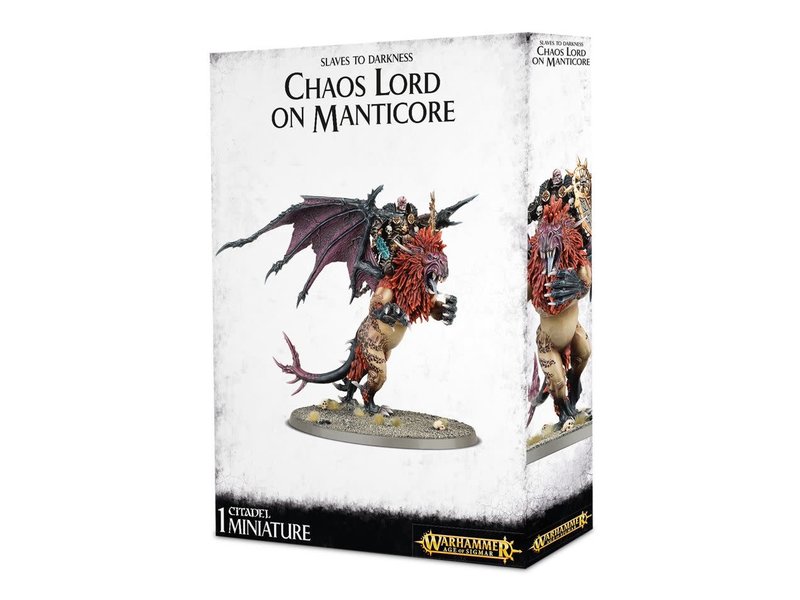 Games Workshop Chaos Lord / Sorcerer On Manticore