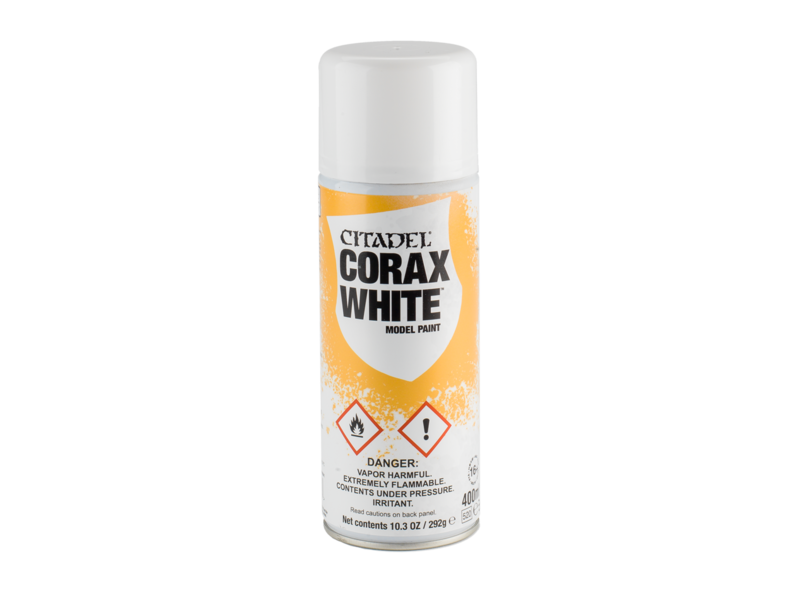 Games Workshop Corax White Primer Spray - Kingdom of the Titans