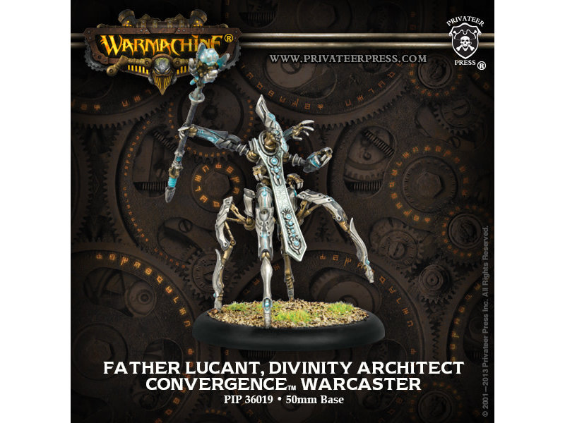Privateer Press Convergence of Cyriss Father Lucant, Divinity Warcaster - PIP 36019