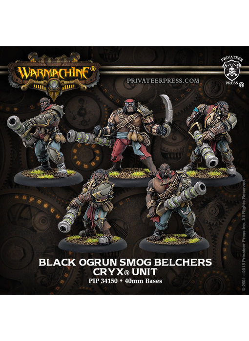 Cryx Black Ogrun Smog Belchers (5) - PIP 34150