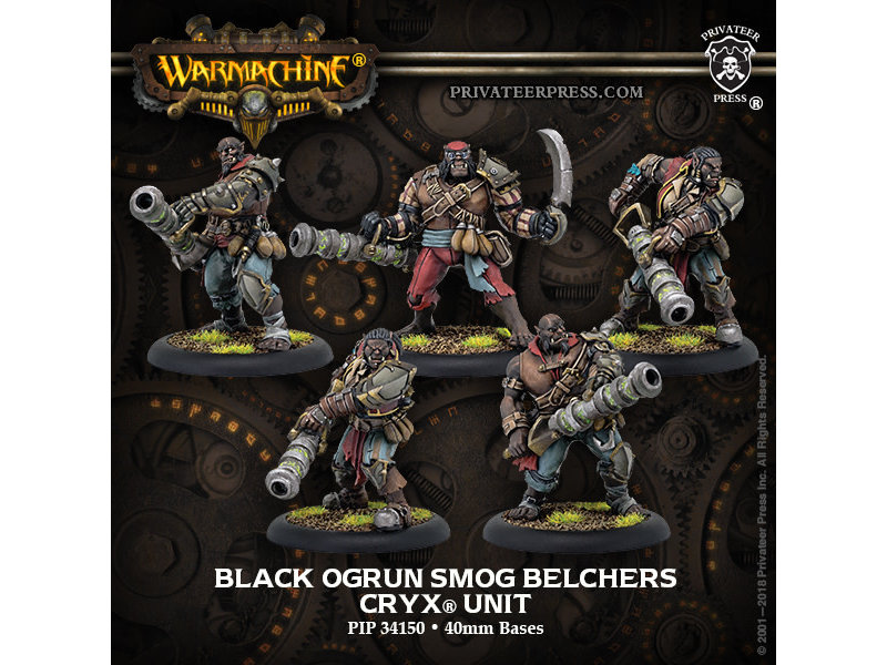 Cryx Black Ogrun Smog Belchers (5) - PIP 34150