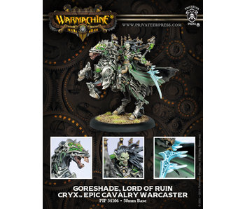 Cryx Goreshade Lord Of Ruin Cavalry Epic Warcaster - PIP 34106