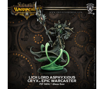 Cryx Lich Lord Asphyxious Epic Warcaster - PIP 34036