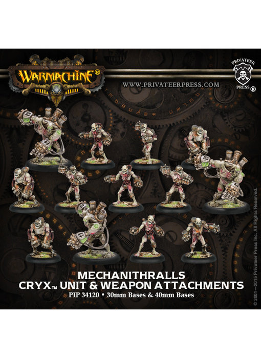 Cryx Mechanithralls (10+3) Unit & Weapons - PIP 34120