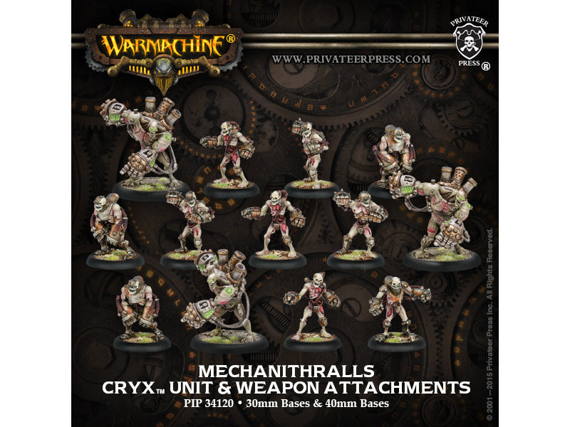 Cryx Mechanithralls (10+3) Unit & Weapons - PIP 34120