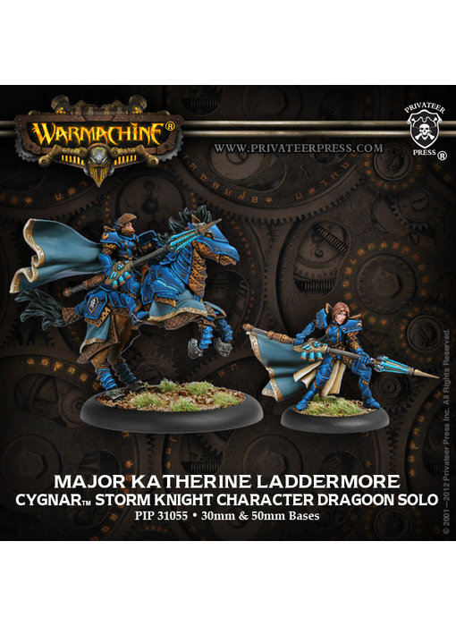 Cygnar Major Laddermore Cavalry Solo - PIP 31055