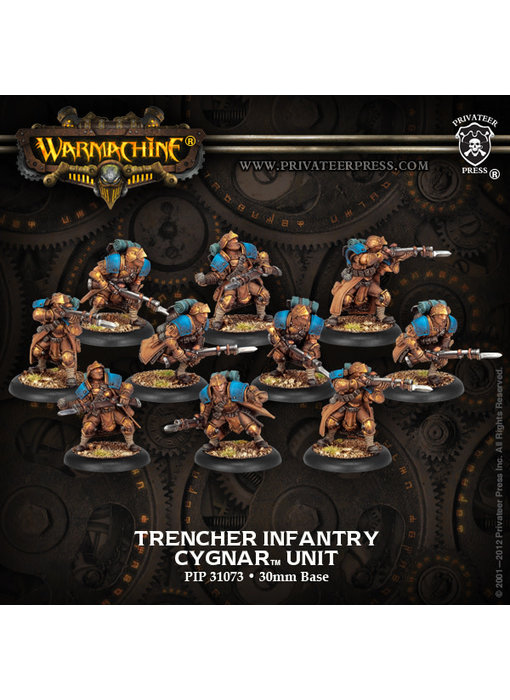 Cygnar Trencher Infantry Unit (Plastic) - PIP 31073