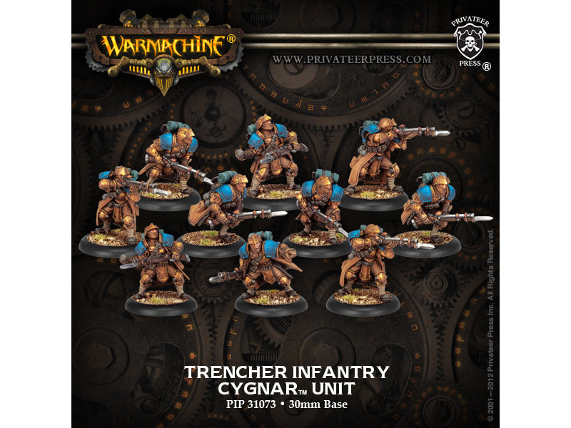 Cygnar Trencher Infantry Unit (Plastic) - PIP 31073