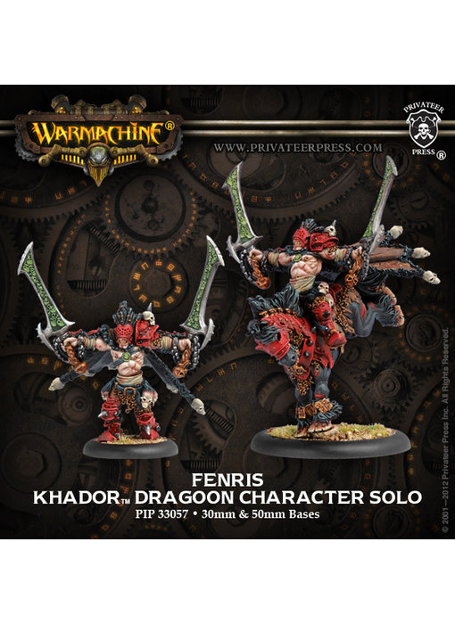 Khador Fenris Character Dragoon Box - PIP 33057