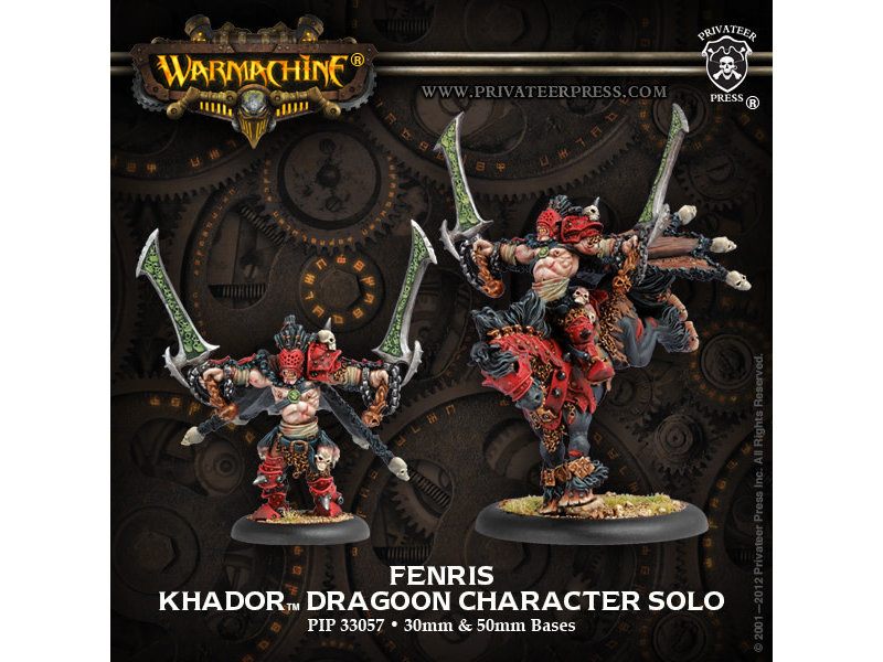 Khador Fenris Character Dragoon Box - PIP 33057