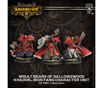 Khador Great Bears Gallowswood Char Unit - PIP 33059