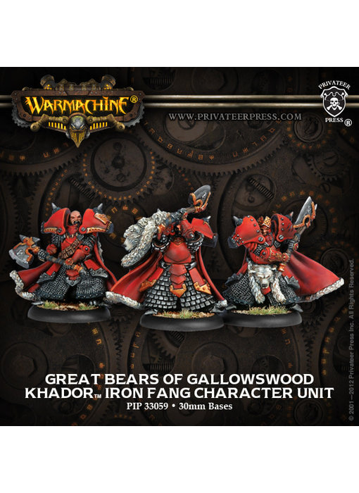 Khador Great Bears Gallowswood Char Unit - PIP 33059