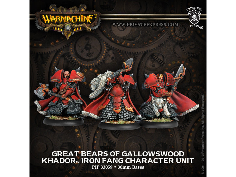 Khador Great Bears Gallowswood Char Unit - PIP 33059