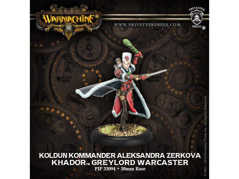 Khador Koldun Komm Zerkova Warcaster - PIP 33094