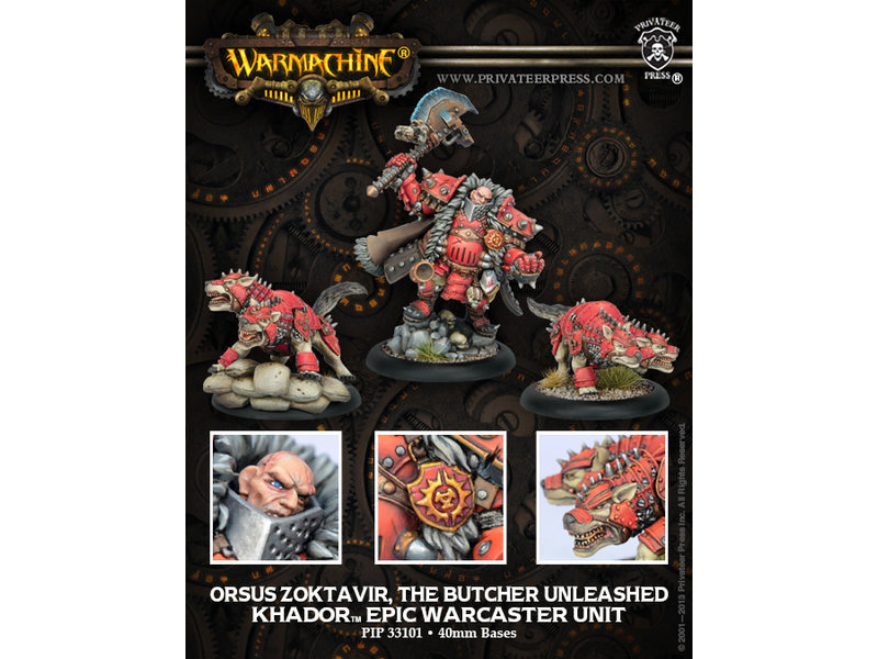 Khador Komm Zoktavir, Butcher Unleashed Epic - PIP 33101