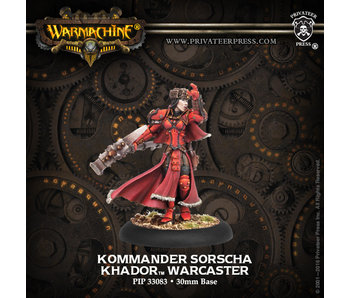 Khador Kommander Sorscha Warcaster - PIP 33083