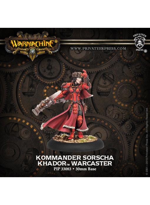 Khador Kommander Sorscha Warcaster - PIP 33083