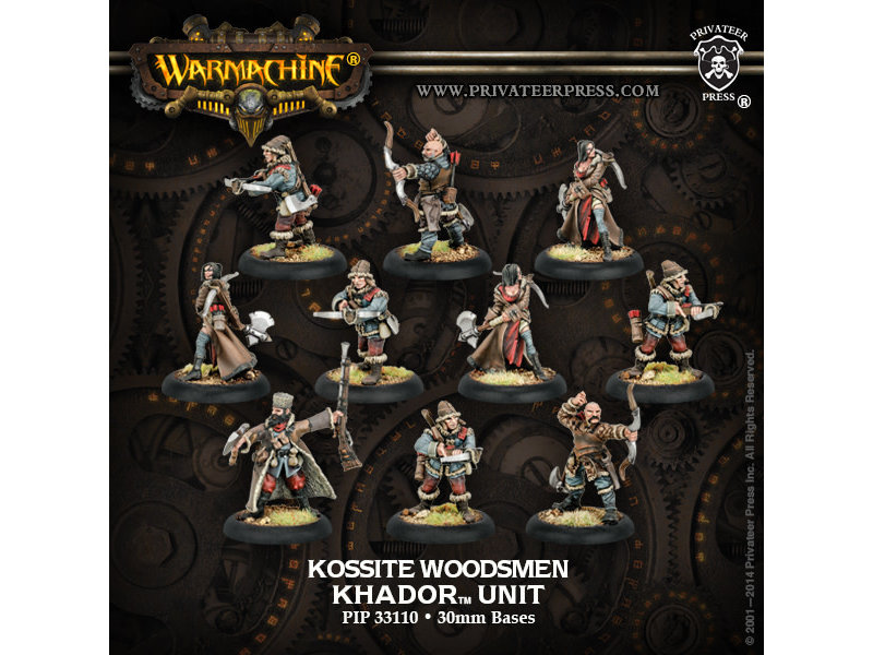 Khador Kossite Woodsmen (10) Unit - PIP 33110