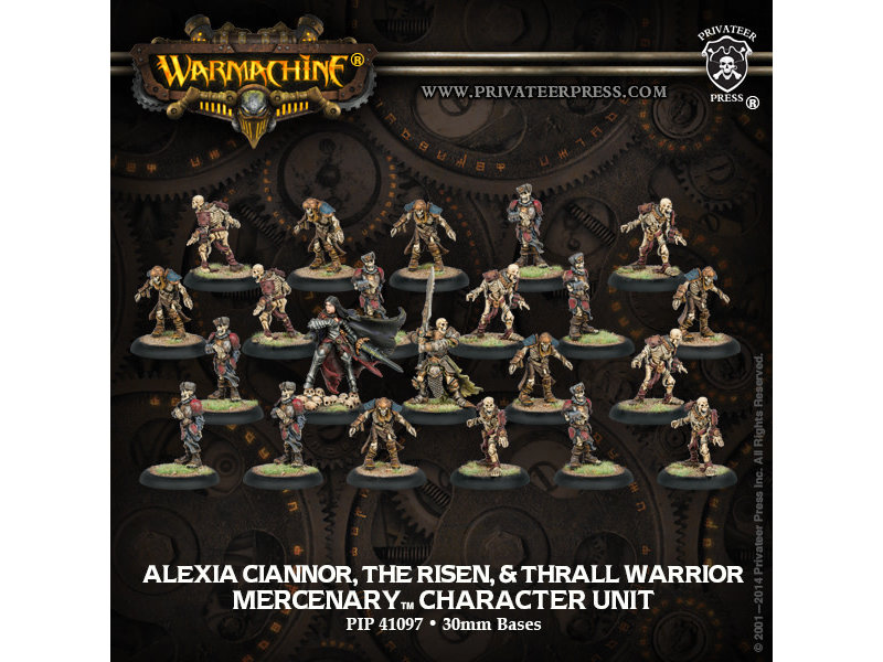 Privateer Press Mercenary Alexia Ciannor The Risen & Thrall Character Unit - PIP 41097
