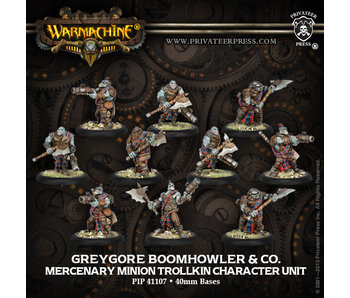 Mercenary GreygoreBoomhowler & Co Trollkin Unit - PIP 41107