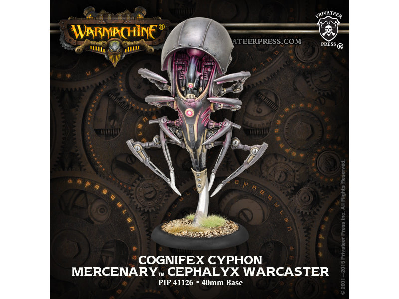Privateer Press Mercenary Cephalyx Cognifex Cyphon Warcaster - PIP 41126