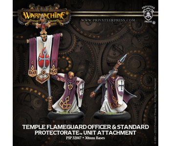 Protectorate of Menoth Flameguard Perceptor & Standard PIP 32047