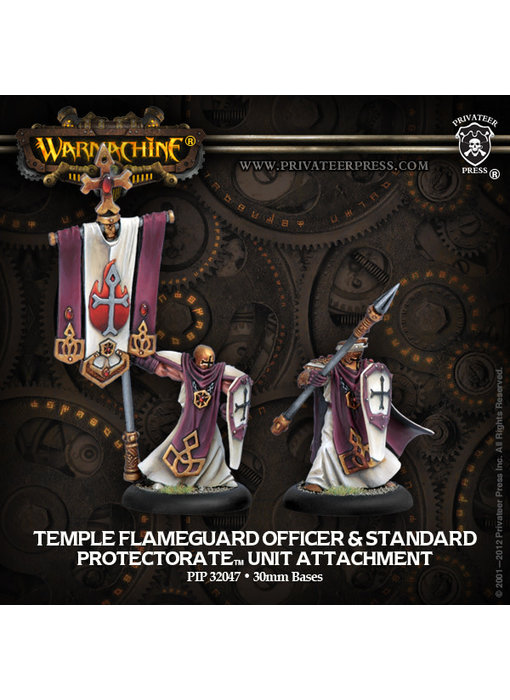 Protectorate of Menoth Flameguard Perceptor & Standard PIP 32047