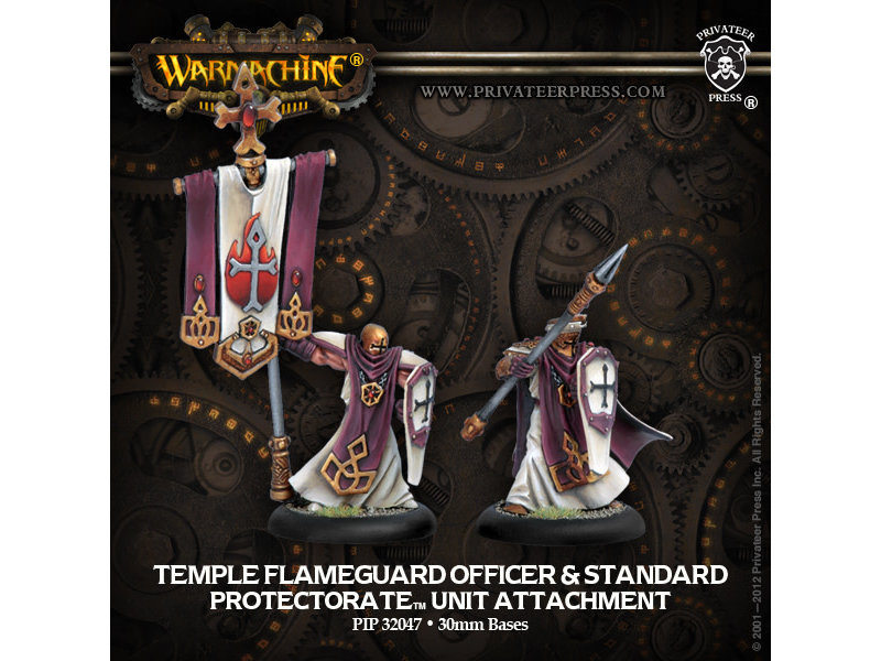 Protectorate of Menoth Flameguard Perceptor & Standard PIP 32047