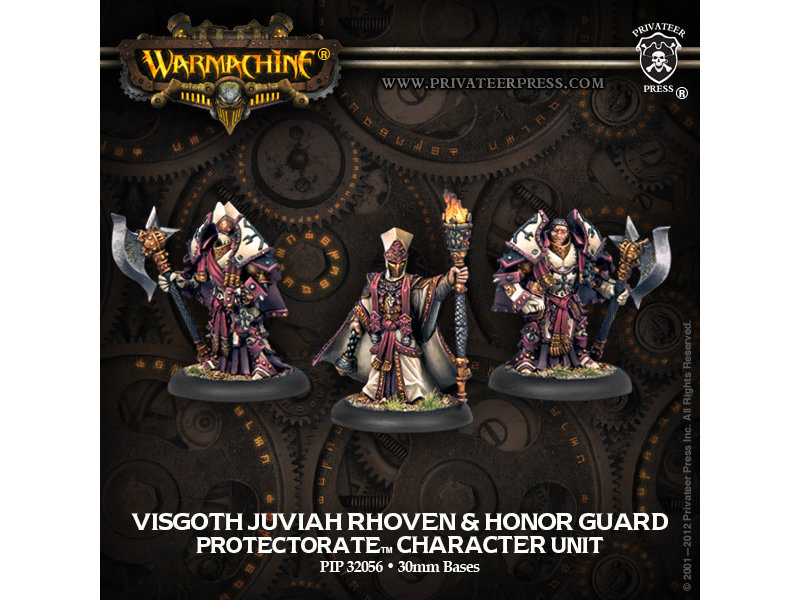 Protectorate of Menoth Visgoth Roven & Bodyguard - PIP 32056