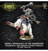Privateer Press Trollbloods Borka, Veng of The Rimeshaws Epic Cavalry Warlock - PIP 71085