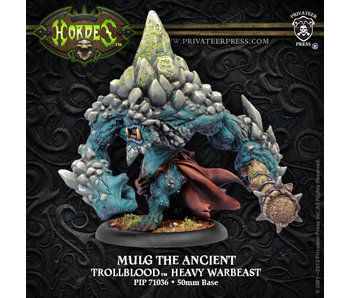 Trollbloods Mulg The Ancient Char Heavy Warbeast - PIP 71036