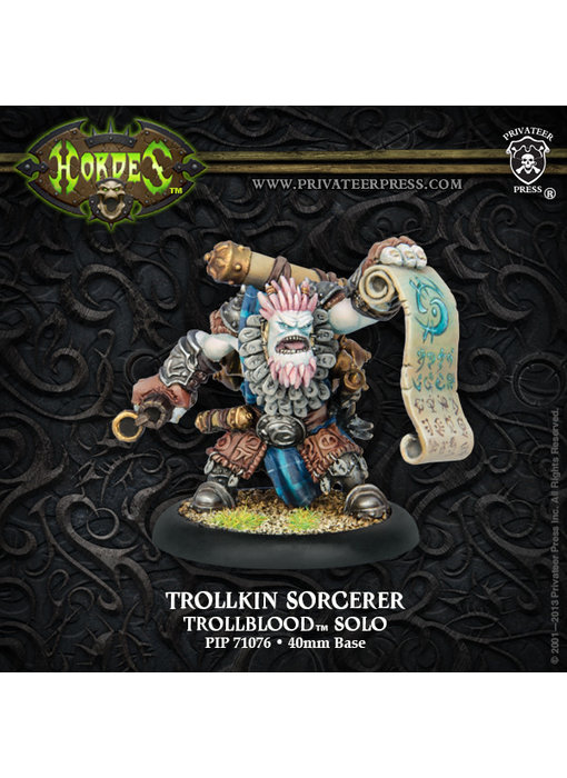 Trollbloods Trollkin Sorcerer Solo