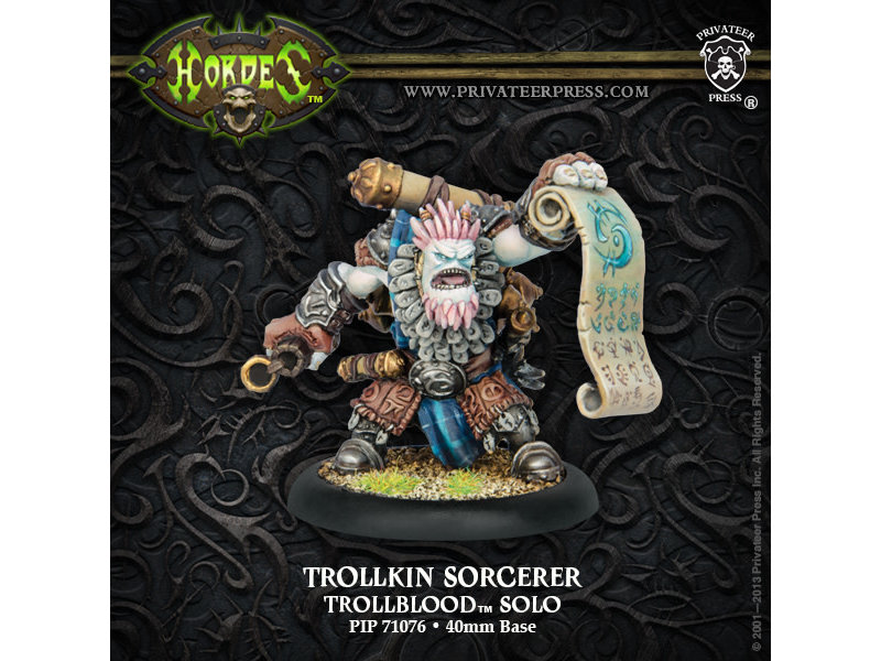 Trollbloods Trollkin Sorcerer Solo