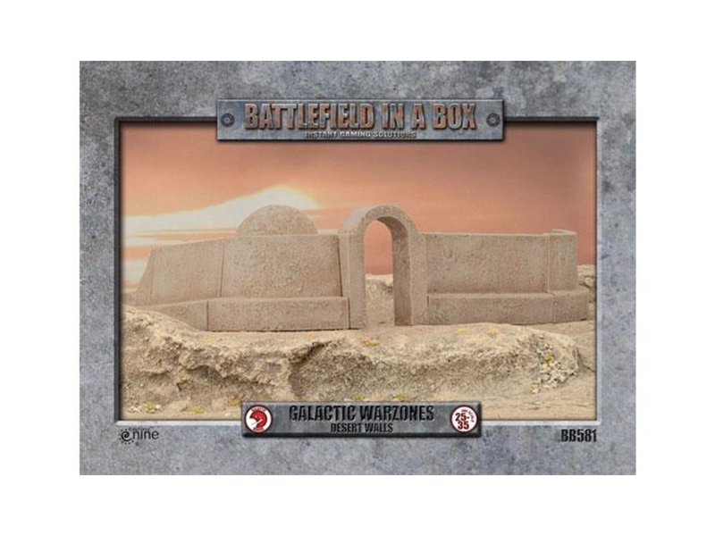 Battlefield in a Box Battlefield in a Box - Galactic Warzones Desert Walls