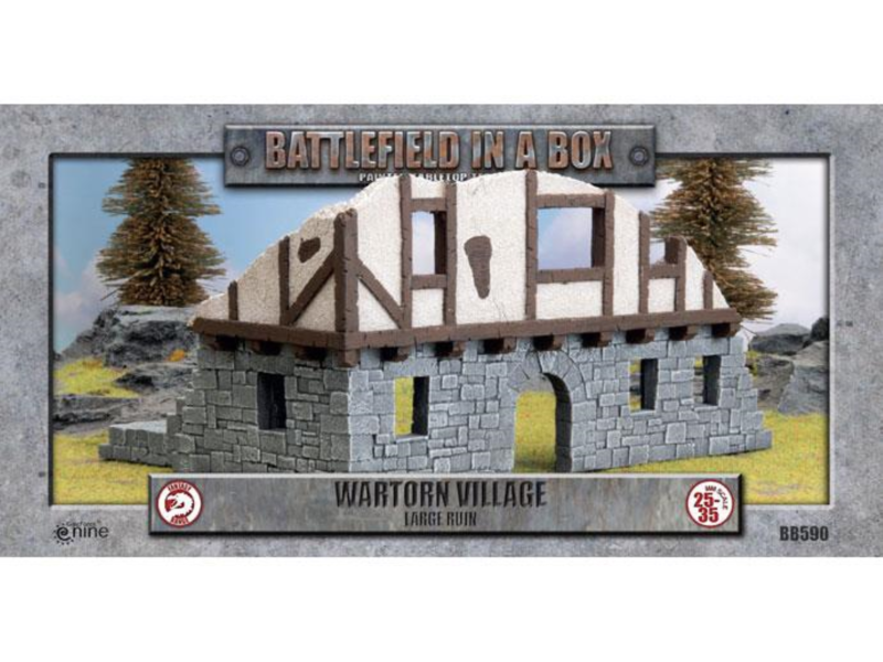 Battlefield in a Box Battlefield in a Box - Wartorn Village Large Ruin
