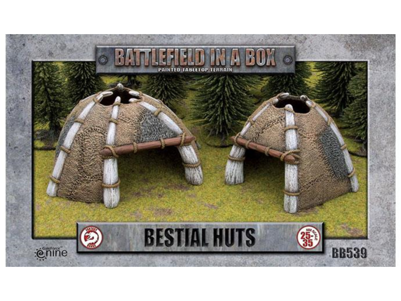 Battlefield in a Box Battlefield in a Box - Bestial Huts