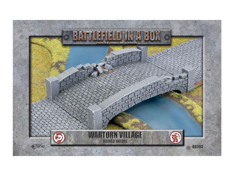 Battlefield in a Box Battlefield in a Box -Wartorn Village Ruin Bridge